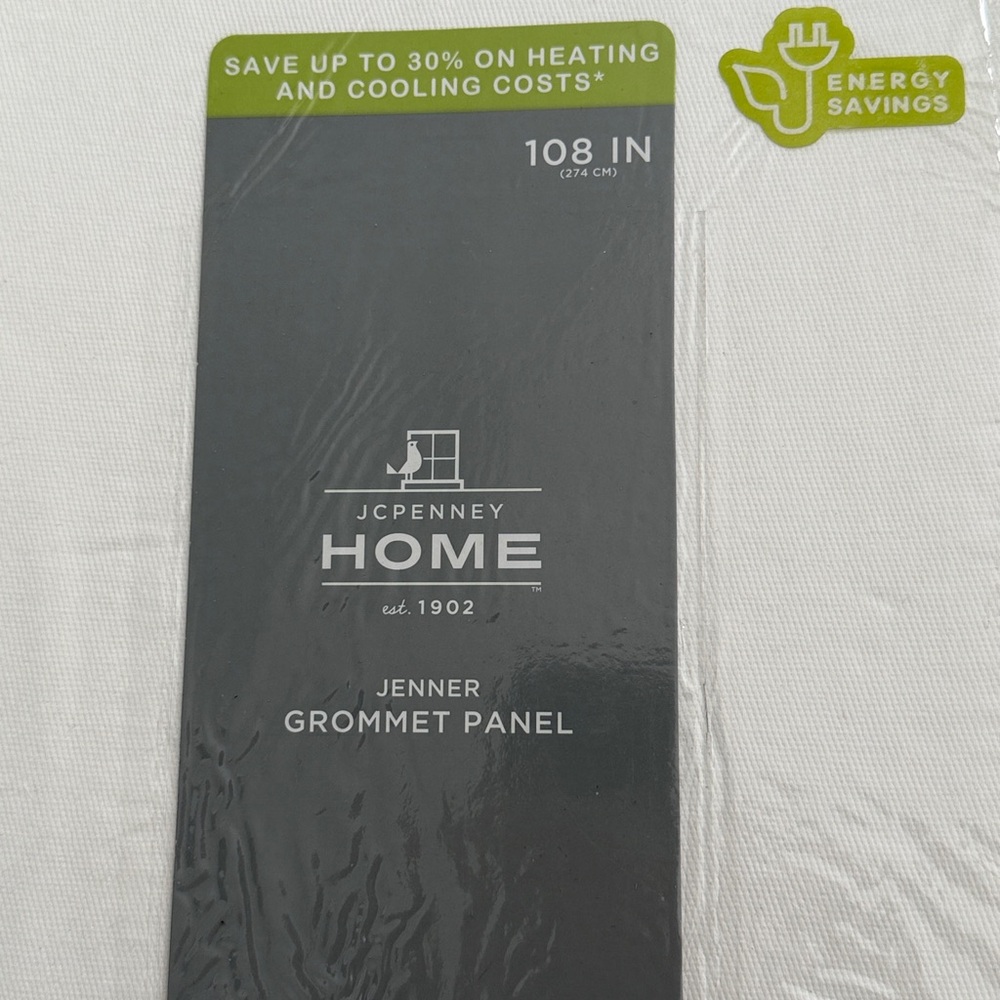 JCPenney Home Cream Grommet Panel